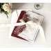 Red Wedding Invitation Thank You Card Laser Cut Slap-up Invitation Card